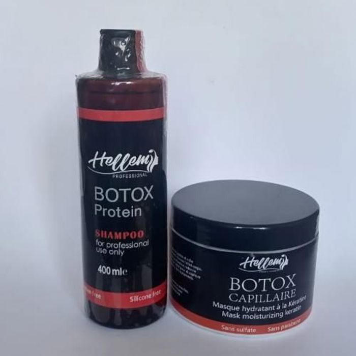 Shampoing et Masque - HELLEM - Huile d'Argan - Sans Sulfate - Sans Paraben - Réparateur