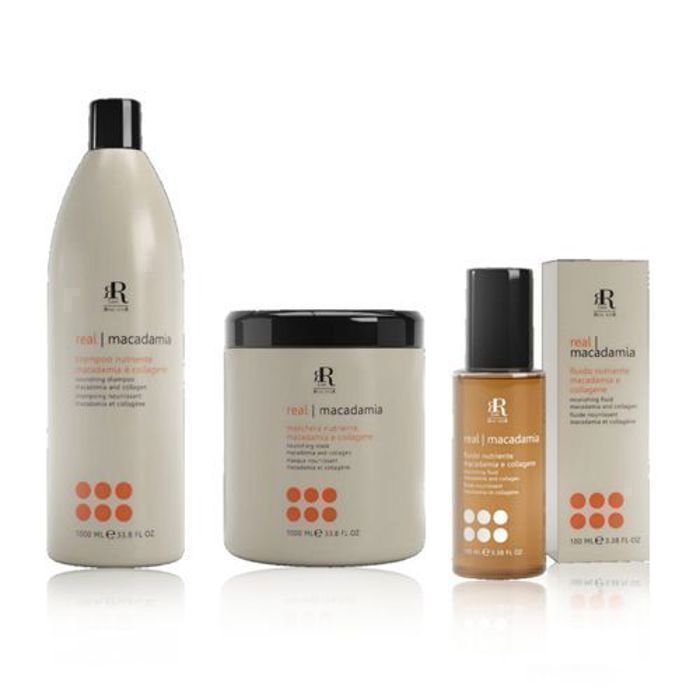 Kit Soin Cheveux - Macadamia - Shampooing 1000ML - Masque 1000ML - Sérum 100ML - Nourrissant