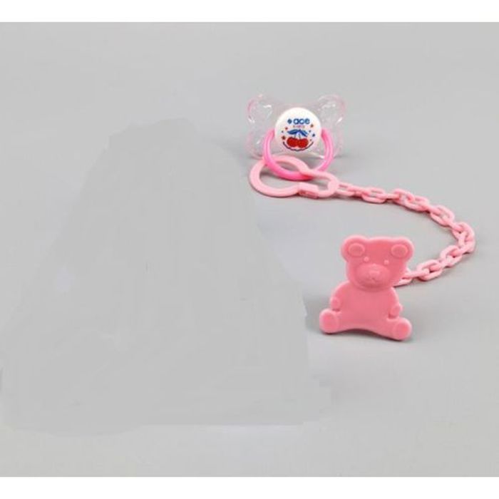 Ace Baby Sucette Sucette Chaîne de Clips de Sécurité _ ROSE