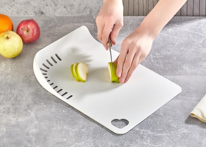 Planche à découper - Multifonctionnelle - Avec filtre drain - Réservoir d'égouttement - Mixte - Pratique