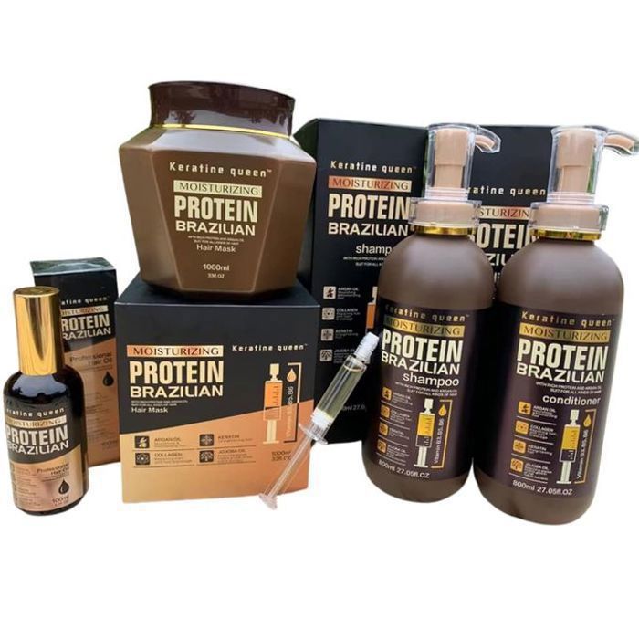 Protein Brazilian - Pack Shampoing + Conditionner + Masque + Huile