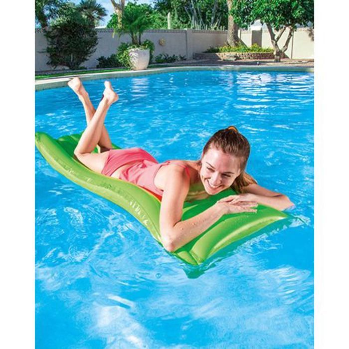 Matelas Gonflable Flottant Piscine - BESTWAY - 183x60 cm - PVC - Mixte - Pour Enfants à partir de 4 ans