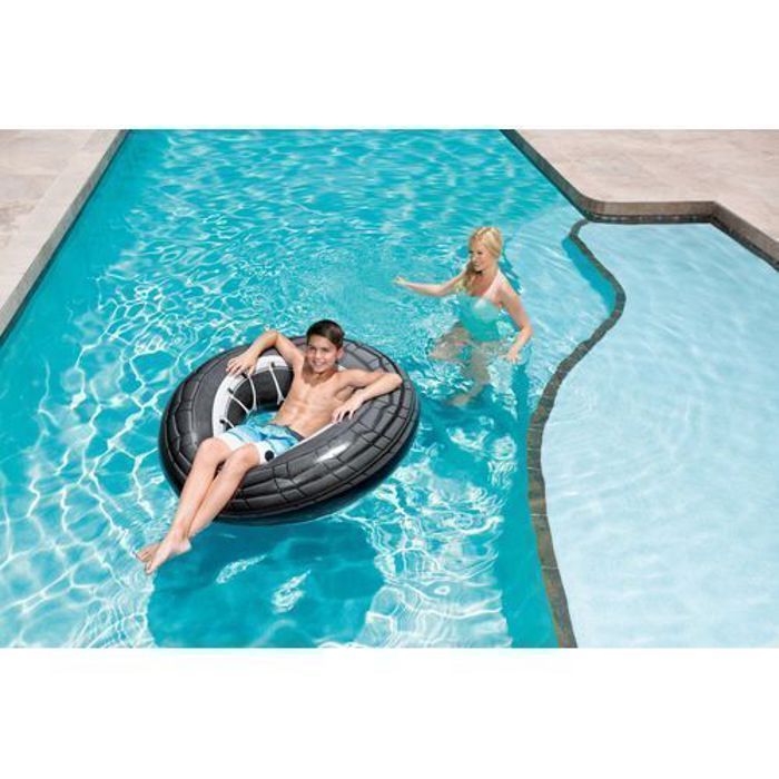 Bouée gonflable - BESTWAY - Pneu amusant - Ø119cm - Vinyle résistant - Pour enfants à partir de 12 ans