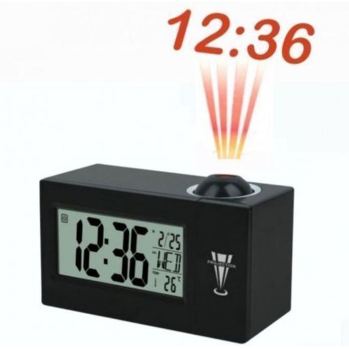 Réveil - GENERIC - Super Alarme LED Numérique - Projection - Carré - Intérieur