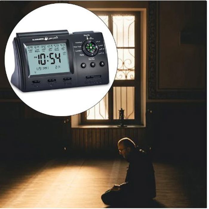 Horloge islamique - GENERIC - Al Haramain - LCD - Voix Parlant - Alarme Réveil