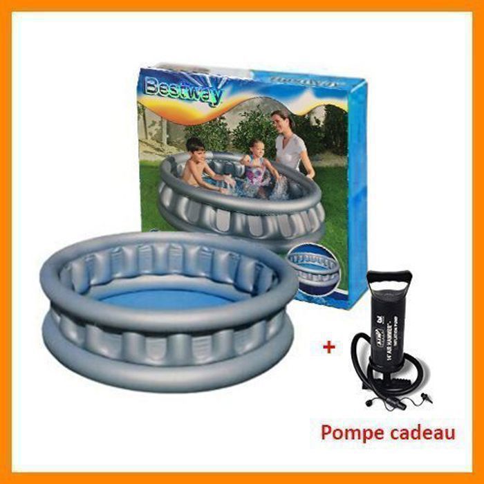 Piscine Pataugeoire - Bestway - Vaisseau Spatial - 1.52m - 43cm - Gonflable avec Gonfleur