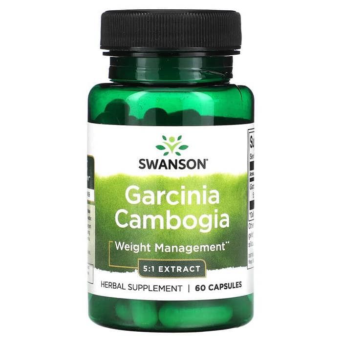 Extrait de Garcinia Cambogia 5:1, 60 capsules