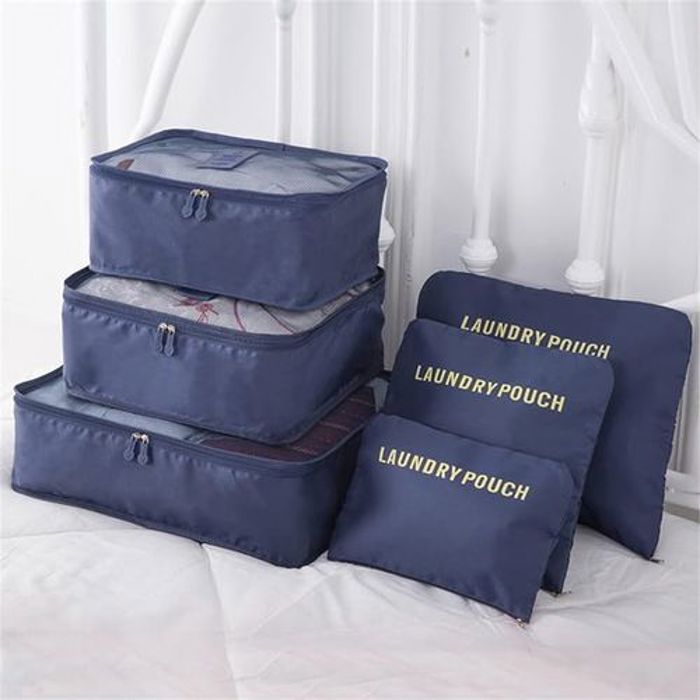 Organisateur de bagages - GENERIC - Lot de 6 - Oxford 100% premium - Tissu en maille respirante - Zippée