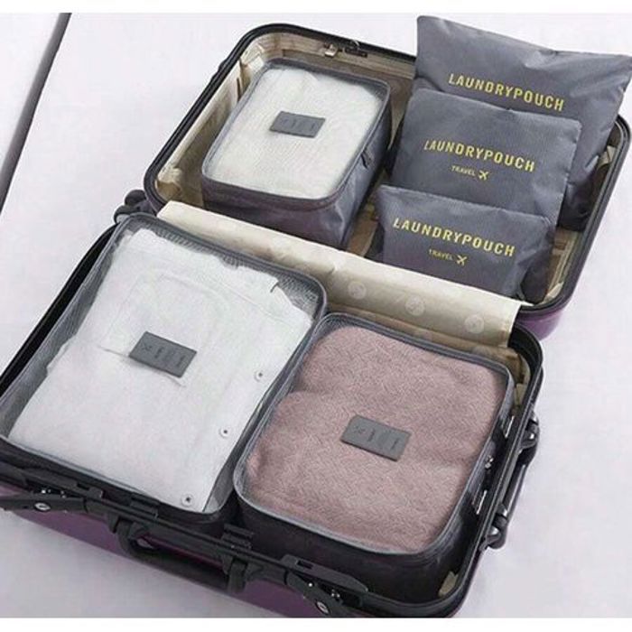 Organisateur de bagages - GENERIC - Ensemble de 6 pièces - Oxford 100% premium - Zippée - Mixte