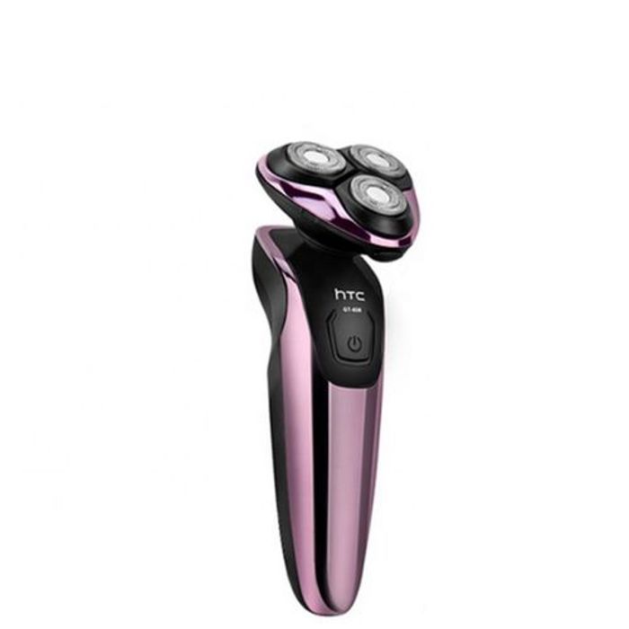 Htc Rasoir 3D Electrique Triple tête Rechargeable Rasoir sans Fil à Tête Rotatif