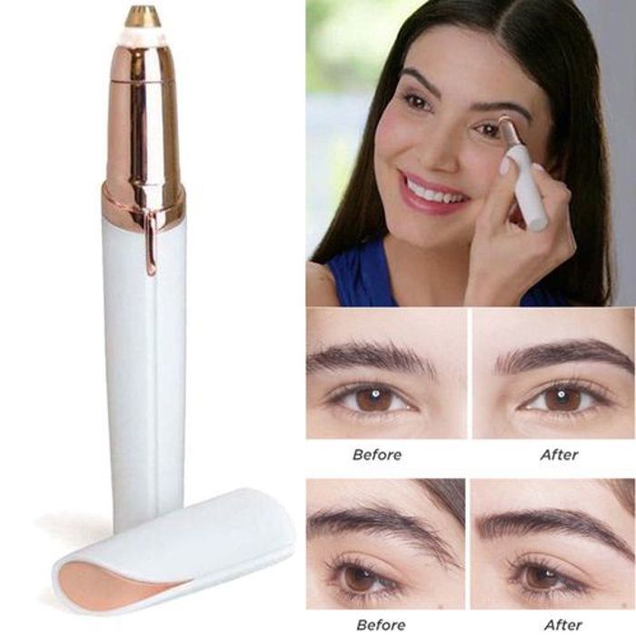 Epilateur Facial Electrique Pour Femmes Sans Douleur Avec Lumière Intégrée