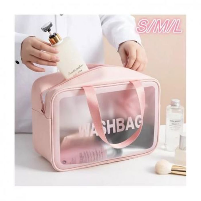 Sac de rangement de toilette - GENERIC - Transparent - Imperméable - Pratique - Voyage