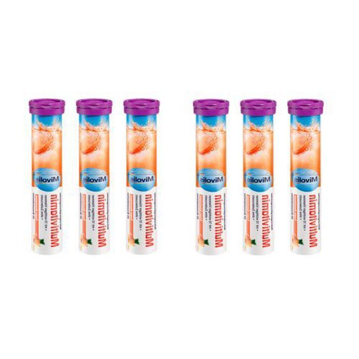 Dm multivitamines pack de 6 tubes, 20 comprimés