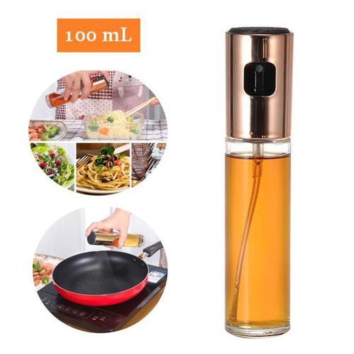 Pulvérisateur d'huile et vinaigre - GENERIC - 100ml - Verre - Réutilisable - Design contemporain