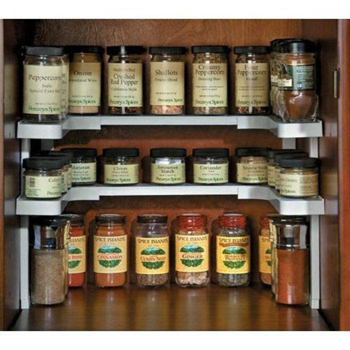 Étagère à épices - GENERIC - Spicy Shelf - 2 Niveaux - Ajustable - Empilable