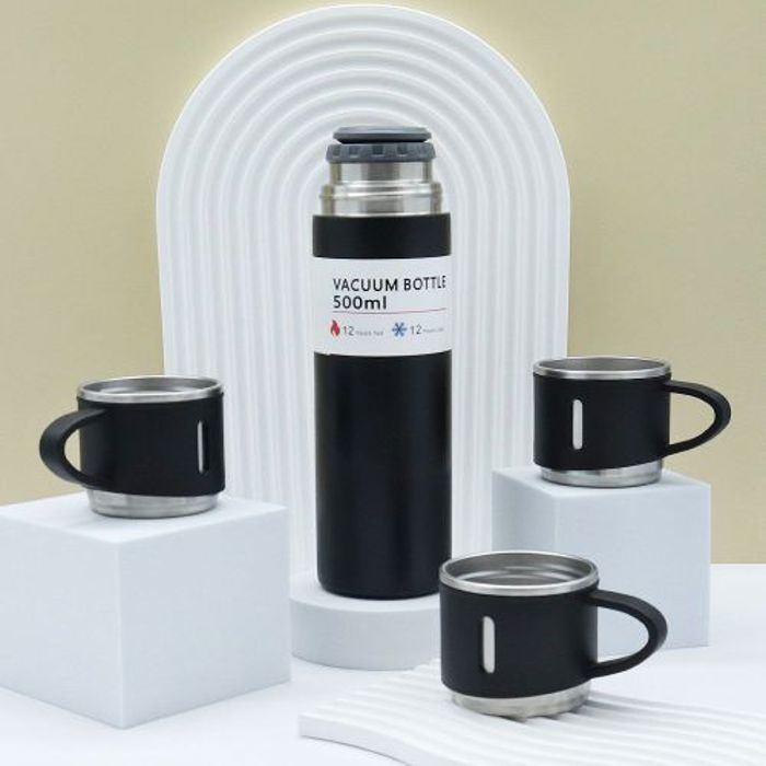 Thermos 500 ml - GENERIC - Isolation sous vide - Antirouille - Étanche - Acier inoxydable
