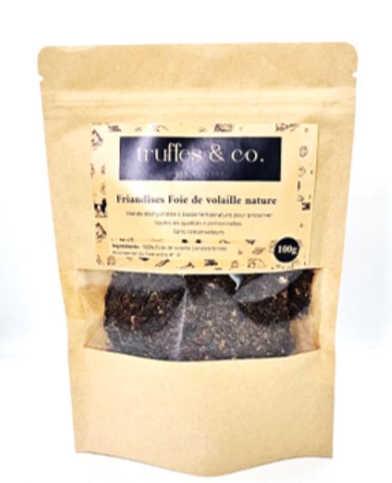 Friandise - Truffes & Co - Foie de Dinde - 100g - Riche en Protéines - Pauvre en Matières Grasses