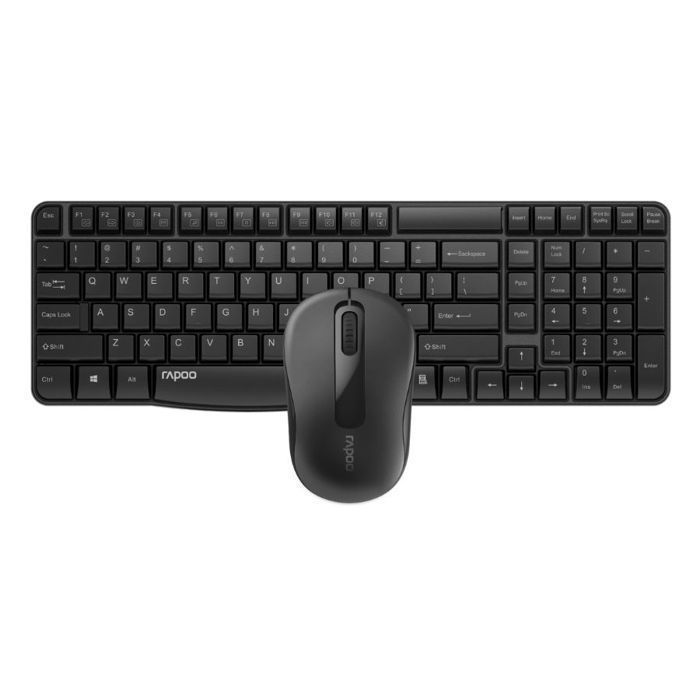 Ensemble sans fil - Rapoo - X1800S - Clavier AZERTY - Souris optique 1000 DPI - Autonomie 12 mois
