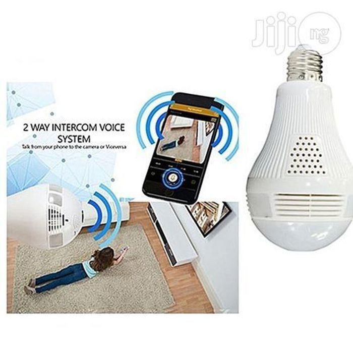 SMART LED  BULB Wifi Panorama Camera 360 Degree