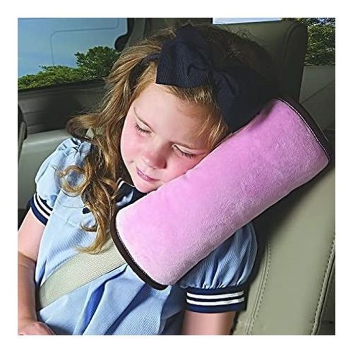 COUSSIN DE CEINTURE DE SÉCURITÉ POUR VOYAG Rose