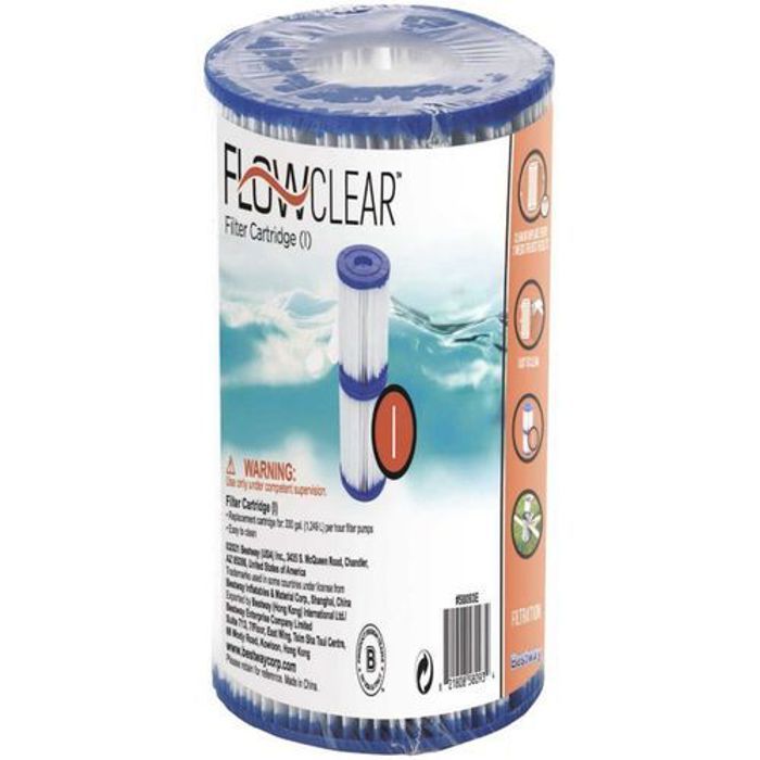Bestway LOT DE 2 CARTOUCHES TYPE I FLOWCLEAR POUR  FILTRATION  PISCINE