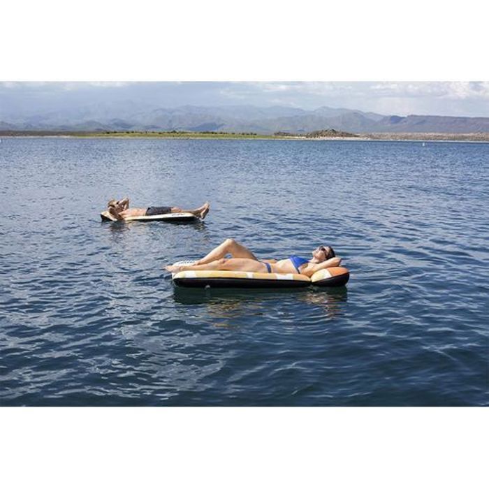 Matelas de piscine - BESTWAY - Sunbed - 183 x 71 cm - Dossier gonflable - Vinyle résistant