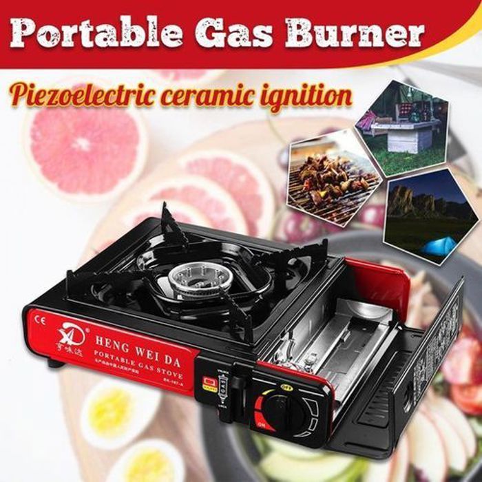 Mini Camping Gas Stove Brûleur de réchaud de camping portatif au gaz butane