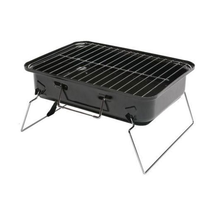 Leroy Merlin Barbecue Charbon de Bois Transportable Pour 3 personnes En Acier émaillé 36x27,4 cm