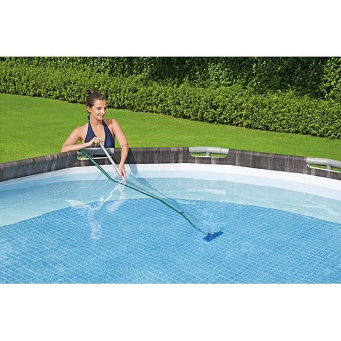 Kit d'entretien - BESTWAY - Flowclear Deluxe - 80 pouces - Aluminium - Pour piscines 8-12 pieds