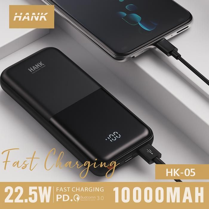 Power Bank 10000 mAh hight capacity fast charge PD 22.5 W pour pous les telephones