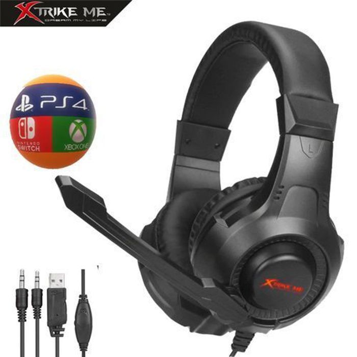 Xtrike Casque Gamer pc ME HP-311 - pour Smartphone, PC, PS4, Xbox One