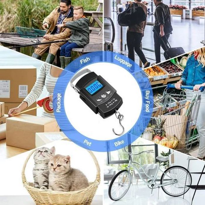 Balance électronique à bagages balance de pêche électronique portable numérique