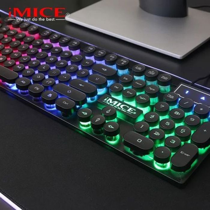 Imice Clavier Gamer AK800 BLACKLIGHT Touches Rondes