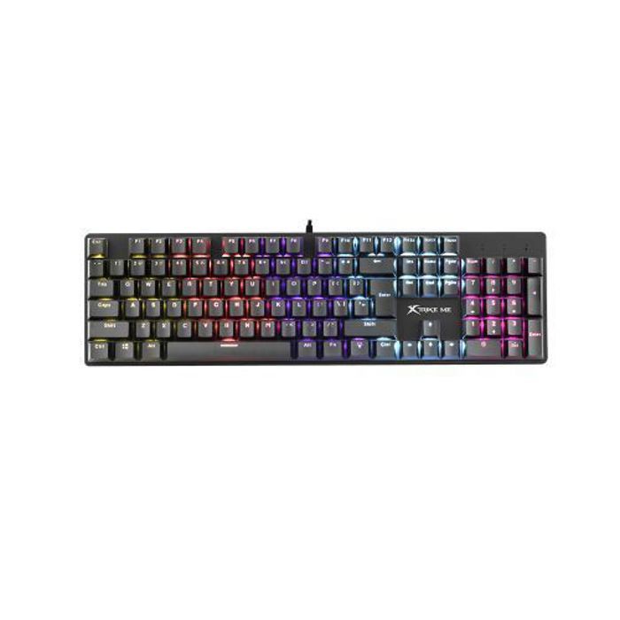 Xtrike Clavier Mécanique Gamer GK-915, Blue Switch Rainbow