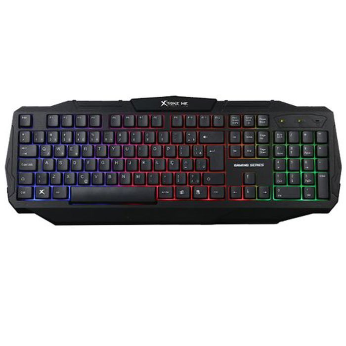 Xtrike Clavier Gamer lumineux multicolore KB-302 avec rétro-éclairage RGB