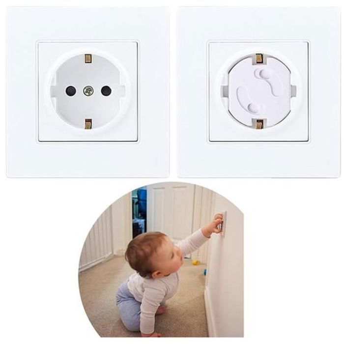 Lot De 4 Pcs Cache Prise Bébé Pour la Sécurité des Enfants