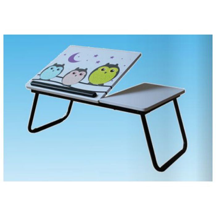 Table Pliante - Inclinable - 62,5x32cm - Support Souris - Design Contemporain