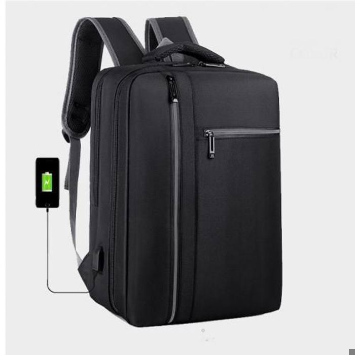 Sac à dos Pc, classique cartable pour voyage, Anti-vol - Noir