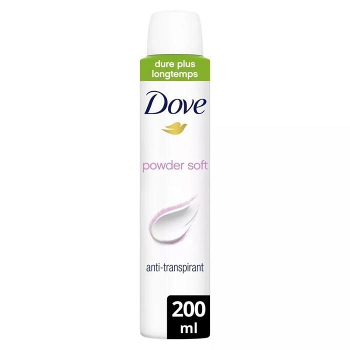 Déodorant - DOVE - Femme - Anti-Transparent - 200ml - Non gras