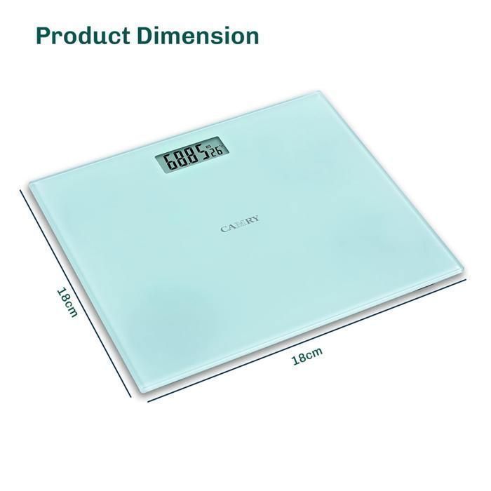 Pèse Personne Électronique - Camry - Capteur Précis - Écran LED - 150kg - Couleur Aléatoire