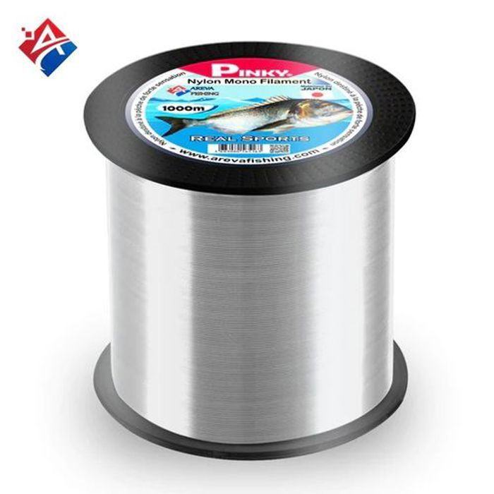 Nylon Monofilament - AREVA FISHING - PINKY - 500m - 0.40mm - Haute résistance à l'abrasion