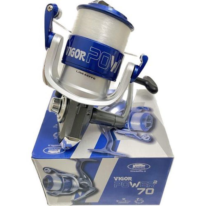 Moulinet - LINEAEFFE - Power Vigor 2 - Taille 70 - 1 roulement - Bobine graphite - Pêche en eau douce