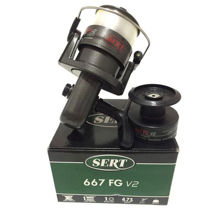 Moulinet - SERT - 667 FG V2 - Frein avant - Double bobine - 4.75 de ratio