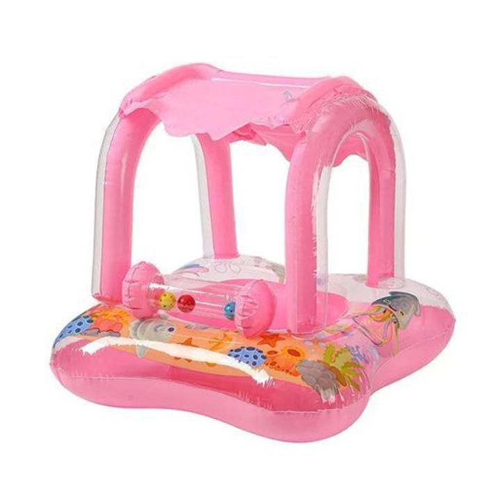 Bouée Flotteur - Non spécifié - 71cm - Anti UV - Rose - Sécuritaire pour bébé