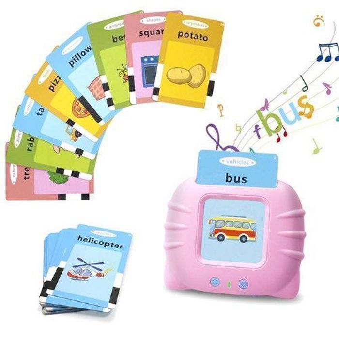 Jouets d'apprentissage - Non spécifié - Machine à Lire - 224 mots - Cartes flash parlantes - 112 cartes