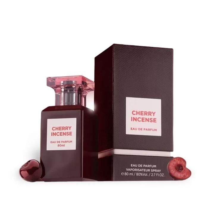 Eau de parfum - Fragrance World - Cherry Incense - 80 ml - Oriental - Fruité