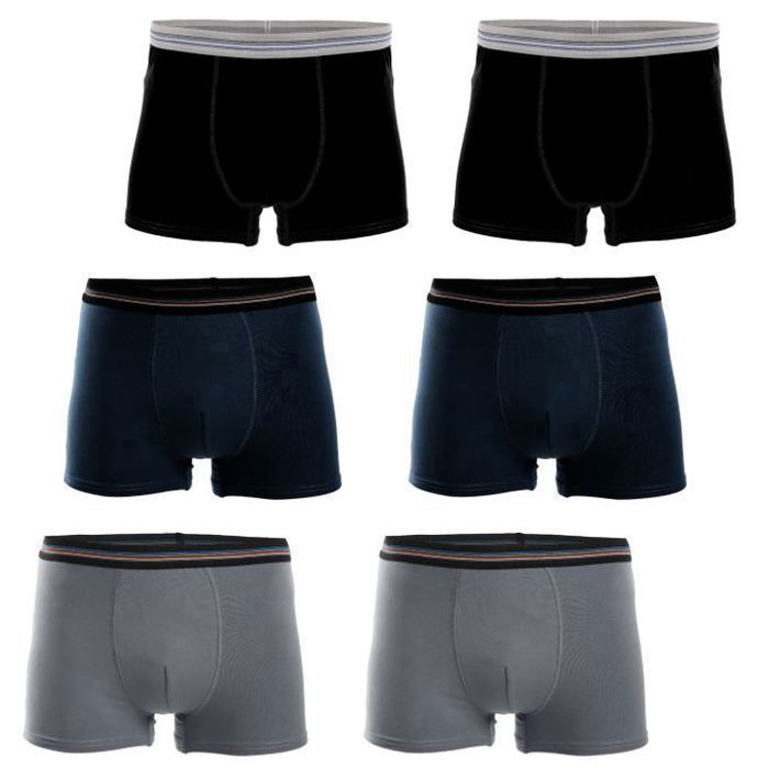 Boxers - Dice - Pack de 6 - Coton et élasthanne - Confort optimal - Design moderne