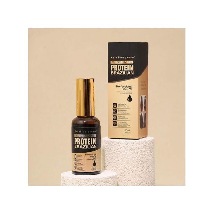 Keratine queen huile professionnelle protéine brésilienne
