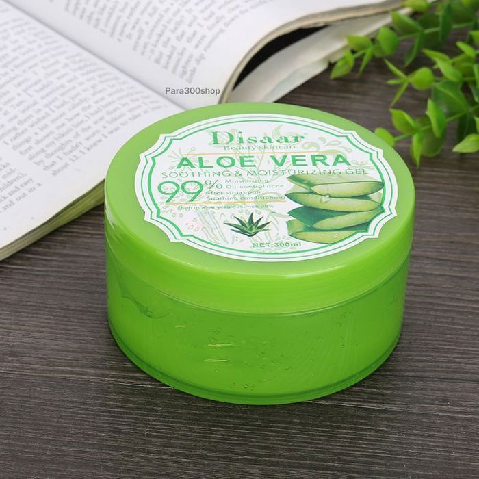 Disaar aloe vera gel 99% soothing 300 ml idéal pour peaux sensibles, pour hydrater et apaiser la peau