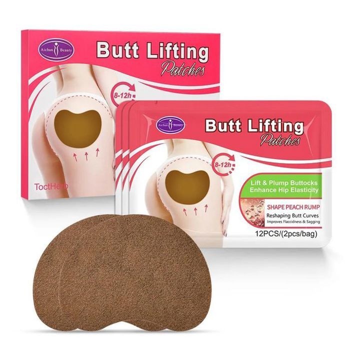 Aichun beauty patch d'agrandissement des fesses invisible, pour soulever, raffermir et façonner les hanches